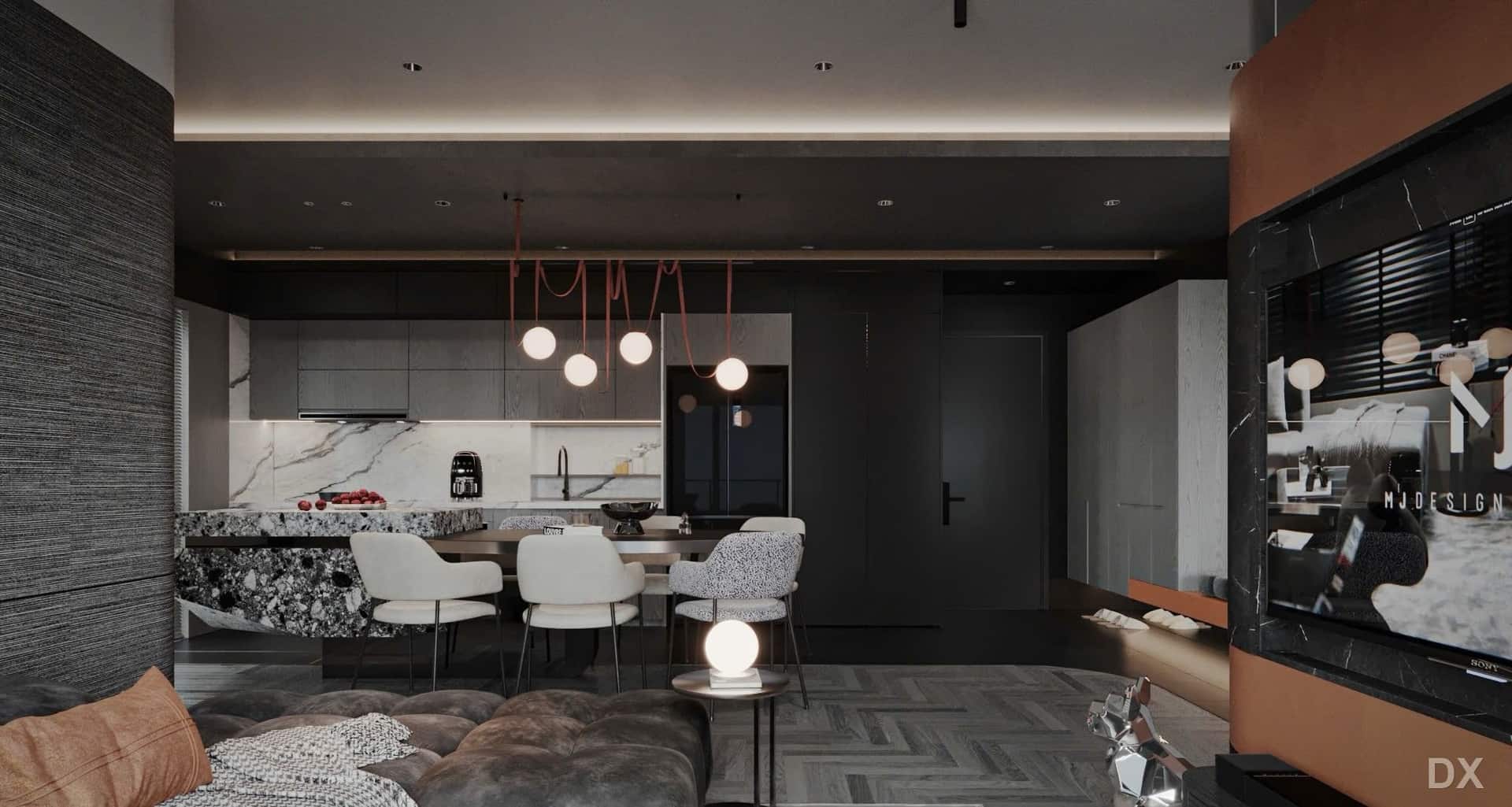 Thiết kế nội thất chung cư tại Hà Nội & TP.HCM, phí rõ từng m²